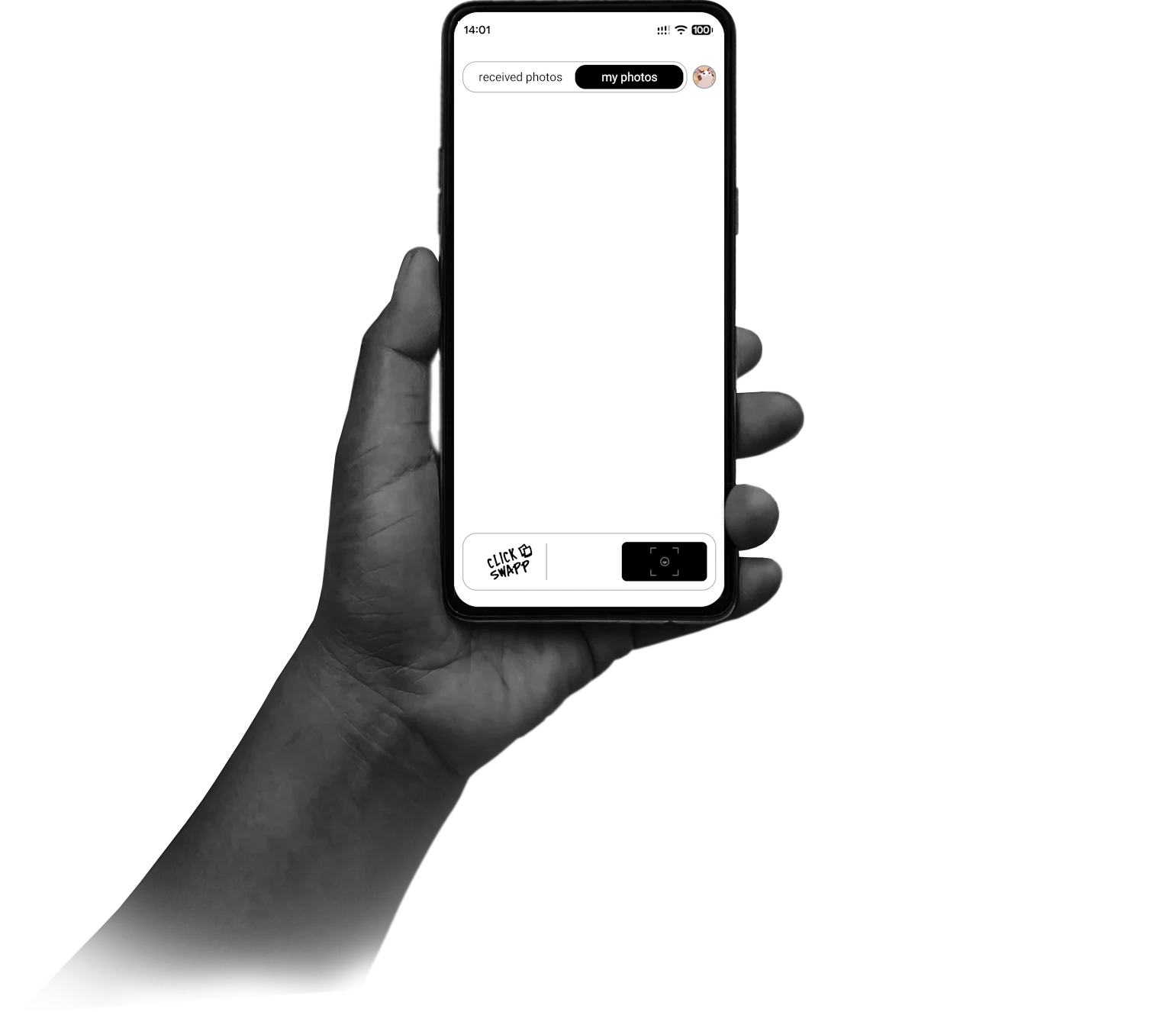 Hand with phone